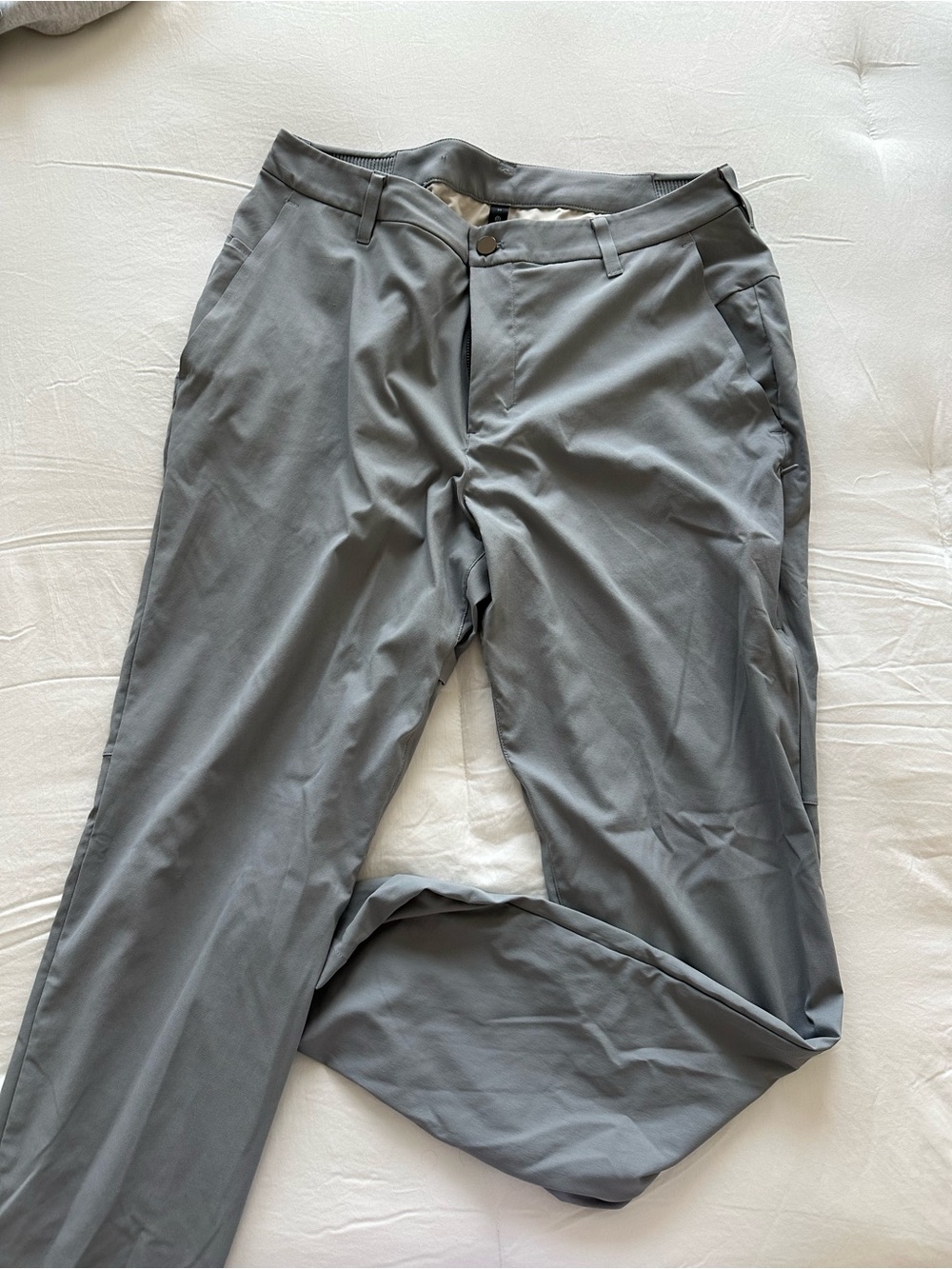 lululemon athletica Men's Light Grey Chino-Style Pants